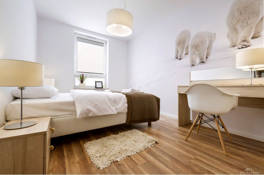 Snowwalkers Mural print